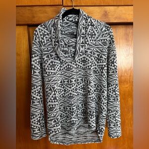 Gray & Black Aztec Sweater